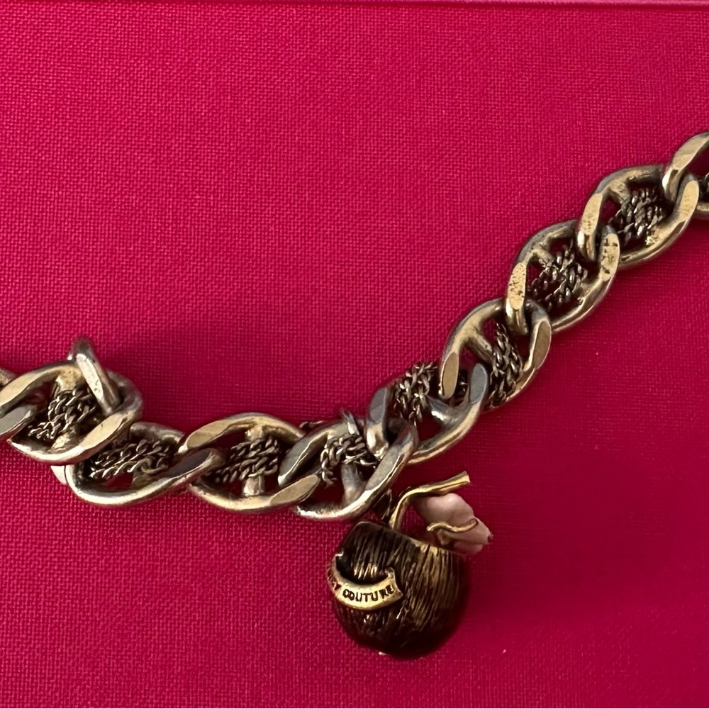 Vintage Juicy Couture Tropical Coconut Drink Charm Bracelet - Y2K Collector